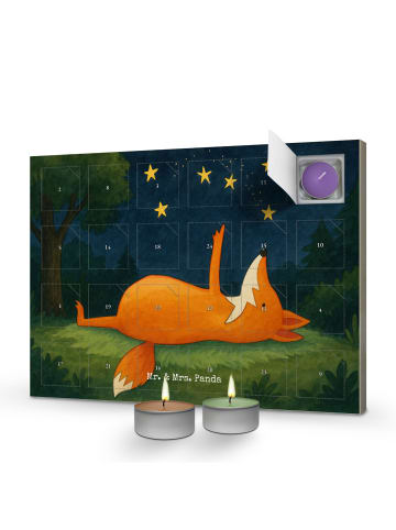 Mr. & Mrs. Panda duft adventskalender Fuchs Sterne Design ohne S... in Weiß