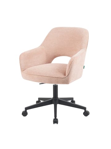 DUBI Möbel 2er-Set: Bürostuhl Mika-Ilvy in Rosa - (B)60 x (H)85 x  (T)65 cm