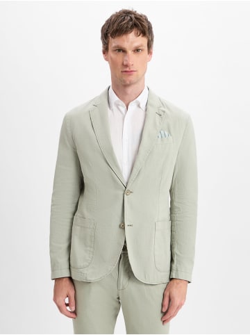 Nils Sundström Sakko mit Leinenanteil in lind