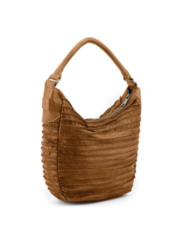 FREDs BRUDER Riffeltier S Schultertasche Leder 33 cm in desert brown