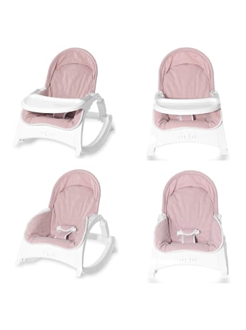 Lorelli Baby Rocker, Babywippe ALEX 3 in 1 in rosa