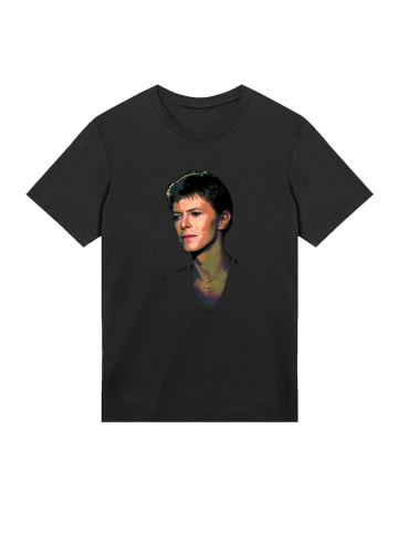 F4NT4STIC T-Shirt TV Times Pop Star David Bowie 1977 in schwarz