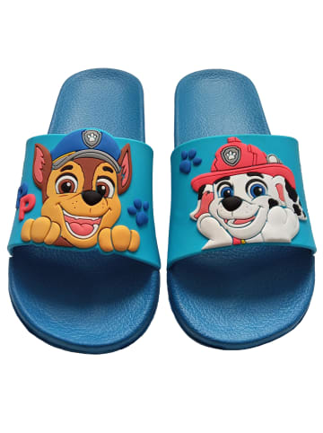Paw Patrol Paw Patrol Badelatschen Chase und Marshall Badeschlappen Badesandalen in blau