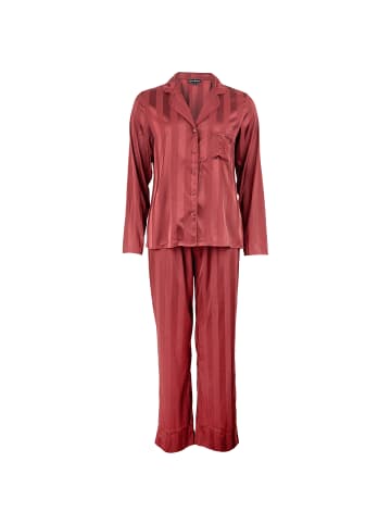 Roberto Geissini Damen Pyjama Burgund XL