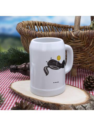 Mr. & Mrs. Panda Krug Stinktier Ball ohne Spruch in Weiß