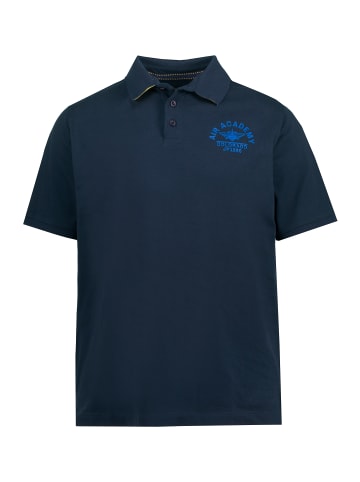 JP1880 Poloshirt in mattes nachtblau