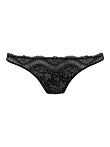 PETITE FLEUR GOLD String in schwarz