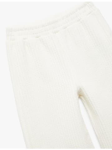 KOTON SWEAT BOTTOMS in Ekru