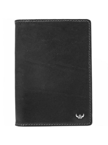 Golden Head Colorado RFID Protect Reisepassetui Leder 10 cm in schwarz