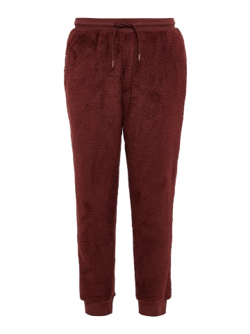 Threadbare Sweatpants THB LW - Oval Lounge Pant in Dunkelrot