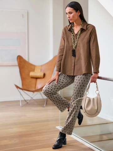 Heine Longbluse in braun