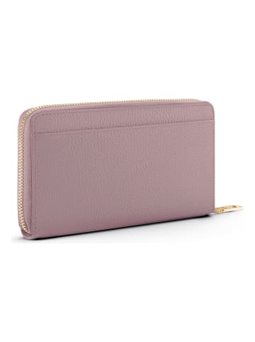 Lazarotti Bologna Leather XL Zip-Around Geldbörse Leder 19 cm in rose