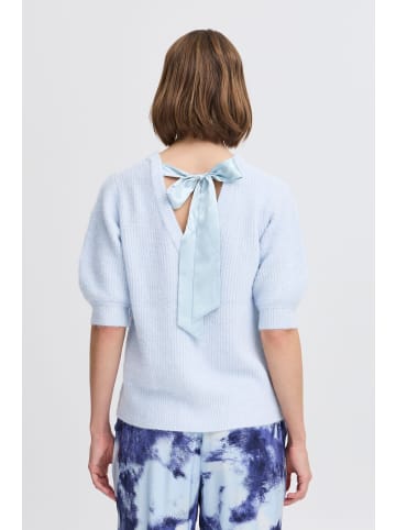 b. young Strickpullover BYOMEA Regular fit in Cashmere Blue Melange