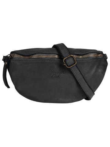 Samantha Look Crossover Bag echt Leder in grau