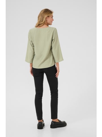 Kaffe Langarm-Bluse KAlui Regular fit in Desert Sage CC