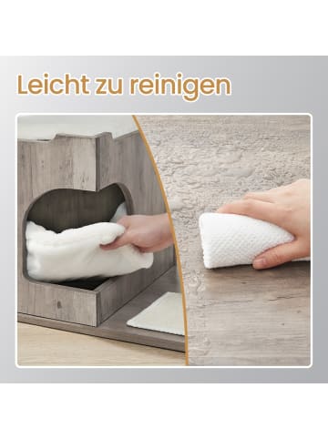 Feandrea Katzenbaum Caen in Milchkaffeefarbe - (B)42 x (H)88 x (T)66 cm