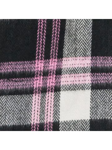 KLEINIGKEIT Langarmhemd Liza Flanelli in black-offwhite-pink