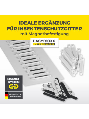 EASYmaxx Magnete 48er-Set für Moskitonetze Transparent