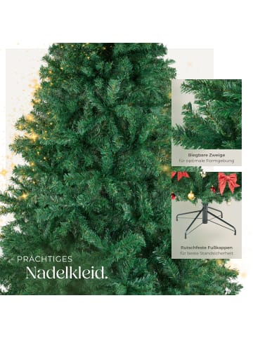 tectake Künstlicher Christbaum Naturgetreue Optik Tannenbaum