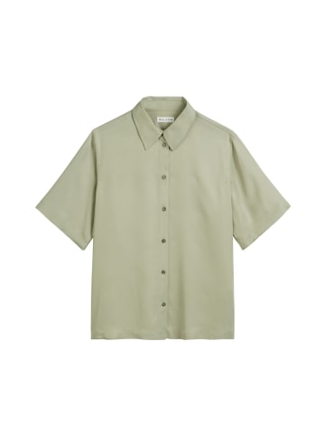 Marc O'Polo Fließende Kurzarm-Bluse in Smooth Sage