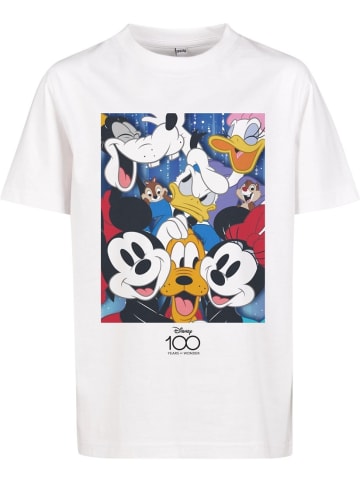 Mister Tee Shirt "Mickey & Friends" in Weiß