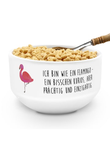 Mr. & Mrs. Panda salatschälchen Flamingo Classic mit Spruch in Weiß