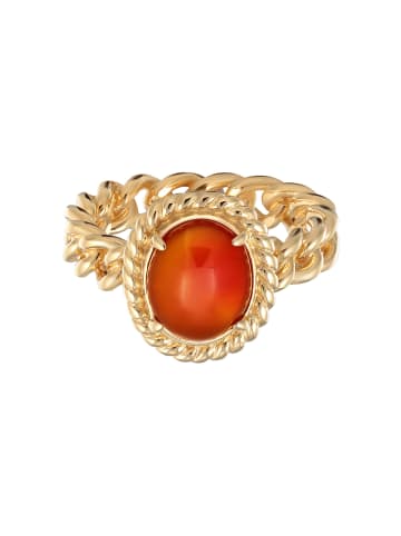 Elli Ring 925 Sterling Silber in Orange