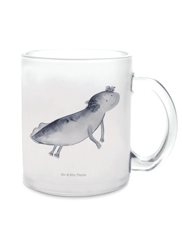 Mr. & Mrs. Panda Becher Axolotl Schwimmen ohne Spruch in Transparent