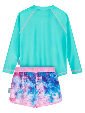 Playshoes UV-Schutz Bade-Set 1/1-Arm Batik in türkis