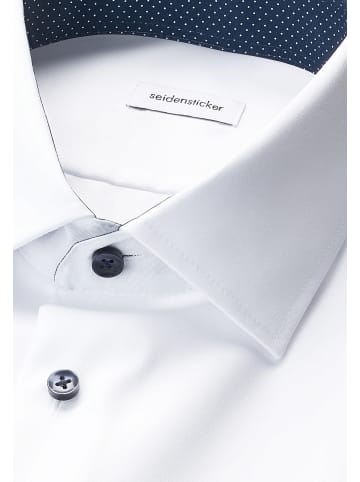 Seidensticker Business Hemd Shaped in Weiß