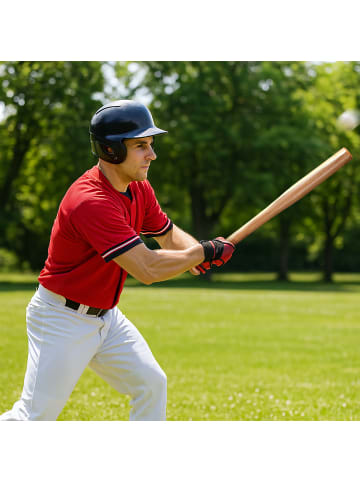 relaxdays Baseballschläger in Natur