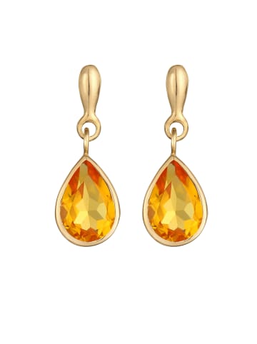 Elli Ohrringe 925 Sterling Silber Tropfen in Gold