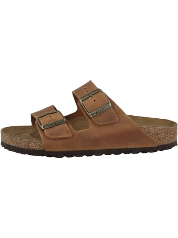 Birkenstock Sandale Arizona geöltes Naturleder schmal in braun