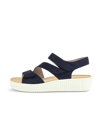 Gabor Plateau Sandalen in blau