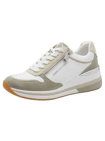 Marco Tozzi Sneaker in WHITE/MATCHA
