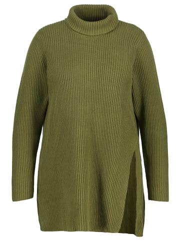 Ulla Popken Pullover in moosgrün