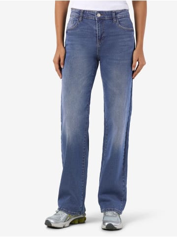 Noisy may Straight Fit Jeans in Medium Blue Denim