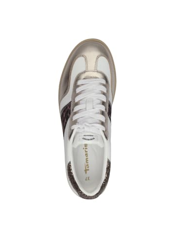 Tamaris Sportliche Schnürschuhe in Gold