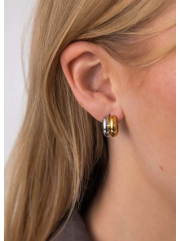 PURELEI Ohrringe Flow Bicolor/ Gold/Silber