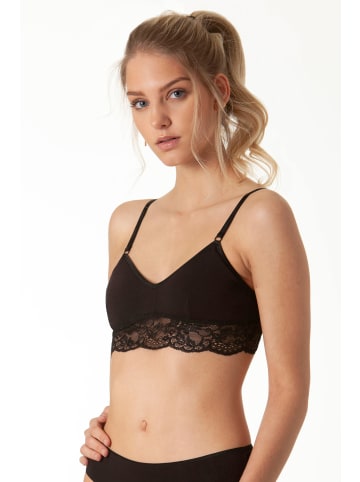 Yenita® BH mit Spitze "Bambus" in Schwarz