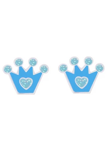 schmuck23 Silber Ohrringe 925 Krone 0,7 cm x 0,8 cm