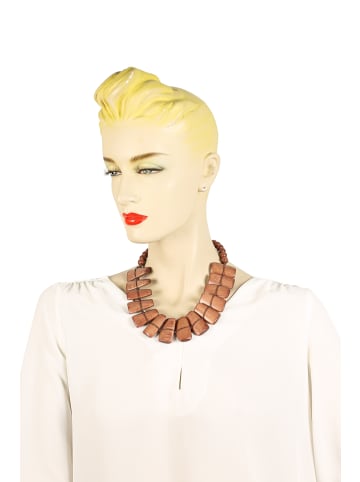 collezione alessandro Kurze Kette " Emma " in braun