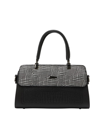 faina Women Handbag in Black White