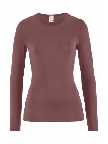 Hessnatur Longsleeve in rosébraun