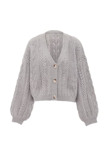aleva Damen Sweater in HELLGRAU MELANGE