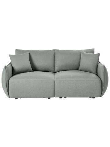 Beliani 2-tlg Modulsofa MESNALI in Grün/Schwarz