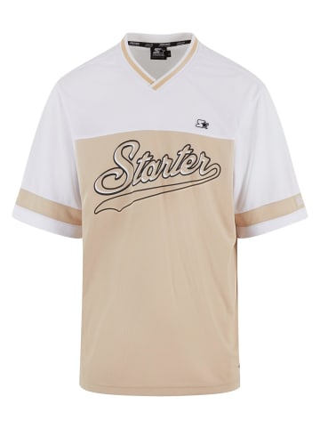 STARTER STARTER Mesh-T-Shirts in dustysand