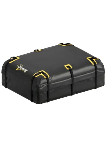 Outsunny Dachgepäckträger in Schwarz 132L x 100B x 45H cm