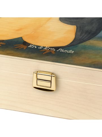 Mr. & Mrs. Panda Teebox Pinguine Einschlafen Design mit Spruch in Weiß