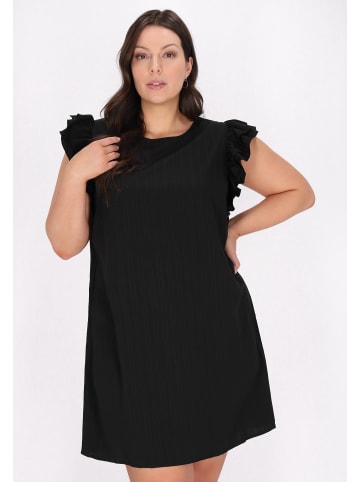Usha Women Plus Size Dress in Black